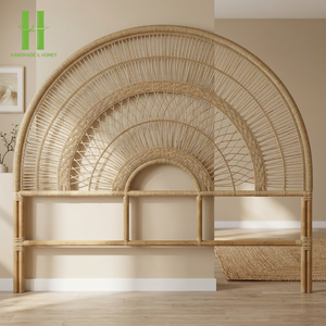 Lit en rotin moderne à succès avec tête de lit simple pour la maison, l'hôtel et la villa - Taille et couleur personnalisables, directement de l'usine au Vietnam - Product Image 1
