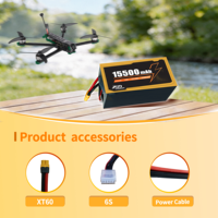 OEM&ODM FPV Lityum Pil Paketi 6S 22.8V 15500mAh 100C Yüksek Deşarj Oranı Yüksek Kapasiteli Drone'lar ve RC Uçaklar için
