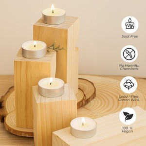 10g White Tea Light <b>Candles</b> Pack of 50 Premium Decorative Wax <b>Candles</b> for Home Decor Wedding Events Parties and <b>Gifts</b> - Product Image 3