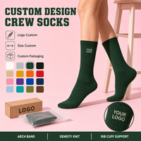 Chaussettes de sport en coton jacquard imprimées avec logo pour femmes et hommes, respirantes, design personnalisé, pour la course à pied