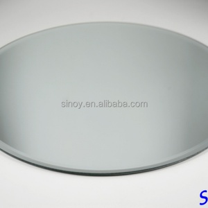 Square Round Hexagon Wedding Centerpiece <b>Mirror</b> with Polished Glass Edge for Weddings - Product Image 5