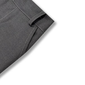 Pantalon de performance scolaire pour garçons <span class=keywords><strong>bleu</strong></span> <span class=keywords><strong>marine</strong></span> résistant aux plis sans repassage <span class=keywords><strong>Short</strong></span> de costume au genou Uniformes scolaires noirs polyvalents - Product Image 4