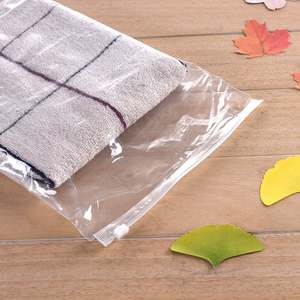 Sac en plastique transparent en gros, sac à fermeture éclair en PE, logo personnalisé, sac pour sous-vêtements, sac pour vêtements - Product Image 4