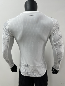 इंग्लैंड की राष्ट्रीय टीम मैनचेस्टर शहर दूर पीली लंबी आस्तीन फुटबॉल जर्सी 100% प्रामाणिक ओम सेवा-कारखाने से सीधे - Product Image 2