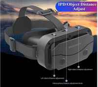 G13 IMAX Écran géant Réalité virtuelle Lunettes 3D Boîte en carton Google Casque VR 4.7-7 "Support téléphonique Contrôleur de jeu Lecteur
