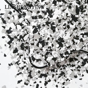 LSY <span class=keywords><strong>สี</strong></span>ดำ<span class=keywords><strong>สี</strong></span><span class=keywords><strong>ขาว</strong></span>สีเทาอ่อนเคลือบพื้นเกล็ดอีพ็อกซี่สำหรับผนังโรงรถภายในและภาย<span class=keywords><strong>น</strong></span>อกบ้าน - Product Image 1