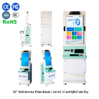 Machine d'impression et de copie OEM pour kiosque, SDK 32, utilitaire en libre-service, impression de bordereaux de transport A4, scanner de documents, impression de cartes d'embarquement, sur pied