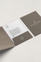 Dossiers de présentation écologiques en papier gaufré, personnalisés avec impression de votre entreprise, pour le bureau et les présentations professionnelles, avec pochettes