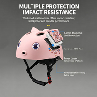 Casques de sécurité pour enfants fabriqués en Chine avec EPS compressé, casque de sécurité pour enfants, bébés, vélo, roller.