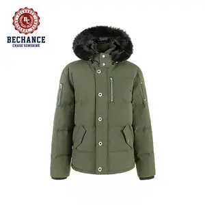 Fashion windproof waterproof ladies puff jacket winter fur hooded coat winter jacket waterproof jacket for men