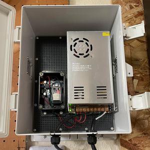 Caja de Distribución Eléctrica ABS, Caja de Conexiones para Montaje Interior/Exterior con Tapa Abatible, Caja de Plástico - Product Image 3