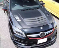 Capot moteur avant en fibre de carbone véritable style VRS A45 pour Mercedes-Benz W176 A45 Classe A 2012-2017