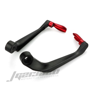 แฮนด์มอเตอร์ไซค์อลูมิเนียม22มม. อุปกรณ์ป้องกันมือสำหรับ <span class=keywords><strong>Vespa</strong></span> GTS 250 <span class=keywords><strong>300</strong></span> Sprint Primavera 150 LX <span class=keywords><strong>PX</strong></span> 125 200 - Product Image 5