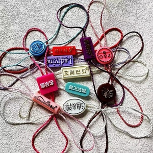 Cordon de fixation personnalisé pour étiquettes volantes, attaches rapides en époxy pour vêtements et textiles de maison - Product Image 2