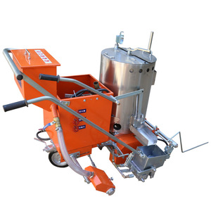 Machine de marquage routier à chaud à poussée manuelle, design compact, pour le marquage des lignes de circulation routière - Product Image 4