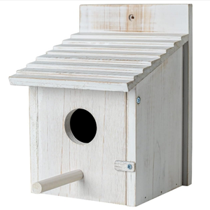 Petite cage à oiseaux suspendue en bois, adaptée aux <span class=keywords><strong>moineaux</strong></span>, aux pinsons et aux cardinaux, design détachable, nid pour animaux <span class=keywords><strong>de</strong></span> compagnie, utilisation en extérieur - Product Image 2