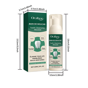 Espuma blanqueadora de dientes orgánica y enjuague bucal para uso doméstico en adultos - Product Image 5
