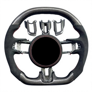 Volante de fibra de carbono para Ford Mondeo, EcoSport, Escape, Territory, <span class=keywords><strong>Shelby</strong></span> <span class=keywords><strong>GT500</strong></span>, piezas de repuesto para el interior. - Product Image 4