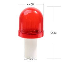 Mini-phare de signalisation routière à batterie pour cône de signalisation, lumière d'avertissement clignotante