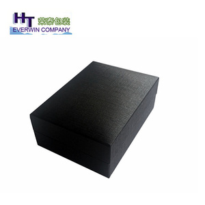 Caja de almacenamiento de embalaje de regalo para gemelos, caja de gemelos negra de moda personalizada ecológica - Product Image 6