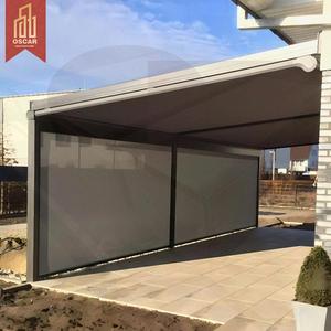 Stores enrouleurs d'extérieur pour porches, terrasses, balcons, patios, jardins et piscines, offrant une protection UV et une utilisation facile. - Product Image 1