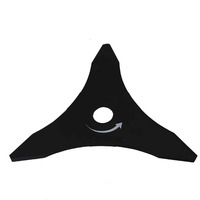 Lame de coupe pour débroussailleuse Weisila 10 pouces x 3 dents en acier, pièces de rechange pour débroussailleuse et coupe-herbe
