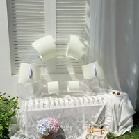 Fauteuil flottant gonflable en U pour piscine, siège de piscine d'été avec poignées, jouet aquatique pour fête au bord de la piscine