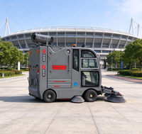 Balayeuse autoportée haute performance de 2100 mm de large, électrique, avec caméra arrière pour le nettoyage de grandes surfaces
