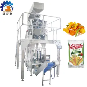 Factory Price Automatic Veggie Chips Vegetables Chips Snack Food Back Seal Pouch Packing Machine