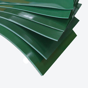Une ligne de production de 10 mètres de long Accessoire de transport Rouleau de bande transporteuse brillant en <span class=keywords><strong>PVC</strong></span> léger vert - Product Image 2