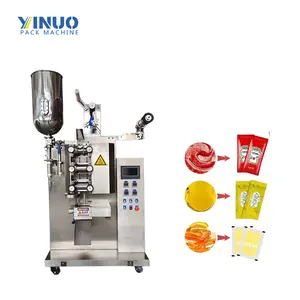 Automatic Jam Tomato Paste Salad Ketchup Honey Sachet Packing Machine Sachet Filling Machine Multifunction Packaging Machines