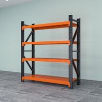 Étagère de rangement industrielle en acier à 5 niveaux sans boulons, installation facile, pour garage et entrepôt