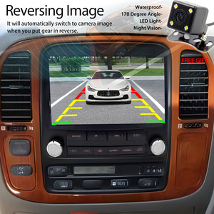 Reproductor de vídeo Multimedia <span class=keywords><strong>Android</strong></span> 13 para coche para LEXUS LX470 Toyota Land Cruiser 100 2001 VX <span class=keywords><strong>Bluetooth</strong></span> estéreo GPS CarPlay Unidad Principal - Product Image 6