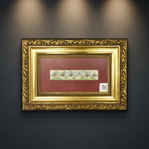 Miniature d'art mural persan sur os, peinture d'art fine faite à la main, prête pour la décoration intérieure, 9 x 11, ABC Rugs Kilims Spanish Abcpm0239 - Product Image 3