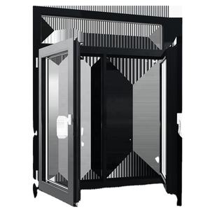 Machine à rouleaux poignée affleurante barres de sécurité pièces métalliques Upvc Rv Angle bouchon en aluminium 2022 faisant gril en bois fenêtre coulissante - Product Image 5