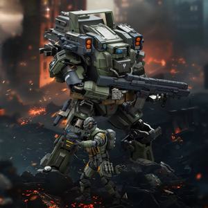 Figura de Acción de Piloto Mecha Tempestus de la Serie APOC de Ark Source1/25, Modelo Estándar de Bedrock para Coleccionistas - Product Image 6