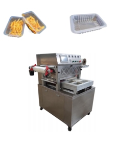 Chân không Bát niêm phong với khí làm đầy/Gas xả chân không khay niêm phong/chân không Inflatable khay niêm phong máy - Product Image 4