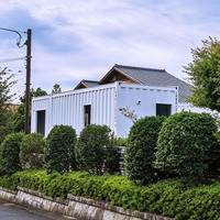 Casa Contenedor Moderna de Lujo de 20HC, Unidades ADU Modulares de Ensamblaje Rápido para Patio Trasero