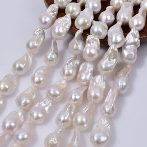 <span class=keywords><strong>Zhuji</strong></span> Ngọc Trai Ngọc Trai Tự Nhiên Bán Buôn Kích Thước Lớn 12*22Mm Trắng Baroque Hình Dạng Ngọc Trai Nước Ngọt Để Làm Đồ Trang Sức - Product Image 2