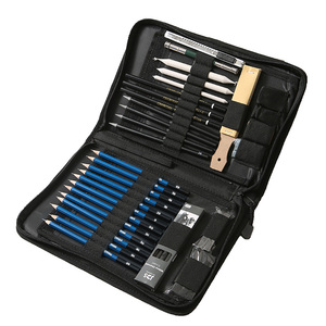 Set di strumenti di matita per <span class=keywords><strong>disegno</strong></span> professionale 40 pezzi personalizzati in <span class=keywords><strong>fabbrica</strong></span> Set di schizzi a matita in legno a carboncino per disegnare - Product Image 1