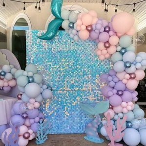 Panneau mural 3D à sequins multicolores effet miroir, détachable, pour la décoration intérieure – Vente en gros à chaud - Product Image 3