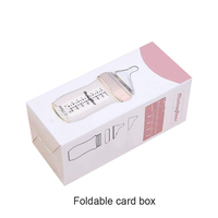 OMT — emballage de sucette écologique pour enfants, carte pliable en carton ivoire avec fenêtre en plastique en PVC