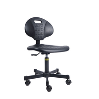 Chaise ergonomique ESD pour laboratoire, tabouret de sécurité, EPI, chaise de travail antistatique, chaise de protection ESD avec dossier, siège industriel avec mise à la terre