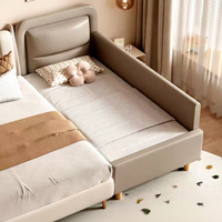 Modernes Klassisches Massivholz Kleines Kinderbett Modulares Verstellbares Wachstumsbett Multifunktionale Umwandelbare Eigenschaften für Kinderzimmer