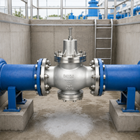 Válvula Reguladora de Presión de Agua DN150 de Seis Pulgadas para Zonas de Construcción, Suministro Municipal y Tuberías de Servicios Públicos