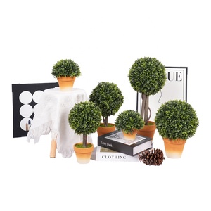 Bonsái Artificial Realista de Plástico LUYI en Forma de Bola, Decoración de Escritorio para Interiores, Planta Pequeña para Hogar u Oficina, Sin Necesidad de Riego, Regalo de Cumpleaños - Product Image 2