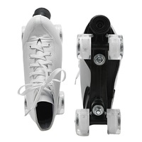 Patins à roulettes à quatre roues, chaussures de patinage à roulettes, bottes unisexes