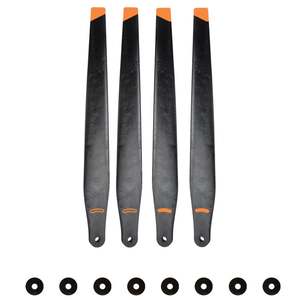 ใบพัดคาร์บอนไฟเบอร์ใหม่สำหรับ Agras T60 (1 คู่) - ขายส่ง - ใช้งานได้หลากหลายและเปลี่ยนง่าย อุปกรณ์เสริมสำหรับโดรน - สีดำ 56''x27'' - Product Image 5