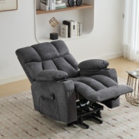 Ensemble de canapés inclinables en tissu technique 3+2+1, canapé inclinable pour salon, canapés avec fonction massage pour salon