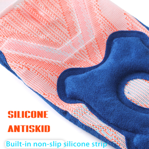 Supporto per Ginocchio di Alta Qualità, Spesso e Compressivo, per Ciclismo e Basket, con Cinghie Stabilizzanti in Spandex e Nylon - Product Image 6